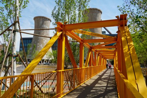 A scenic view of the former industrial site Shougang Park in Shijingshan, Beijing. Credit: Wirestock